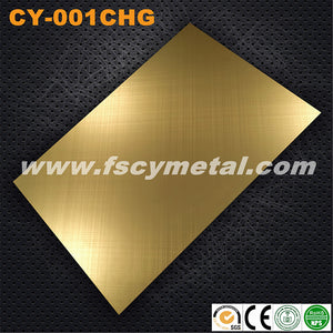 CY-0008 STAINLESS STEEL BRONZE COLOR SHEET
